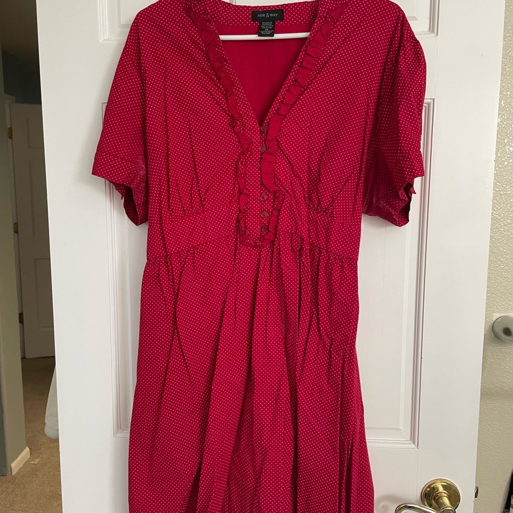 Red Polkadot Dress